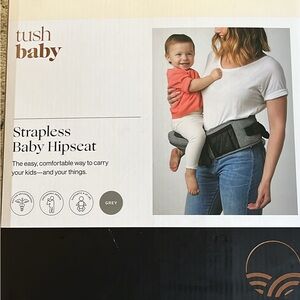 Grey Tush baby strapless baby hipseat